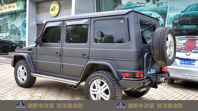 奔驰G55 AMG防护改装,整车喷涂香港和宝典宝典资料大全网站车身装甲防爆涂层 香港和宝典宝典资料大全网站